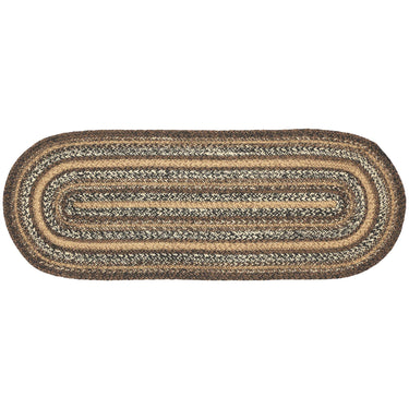 Espresso Jute Braided Oval Runner 13
